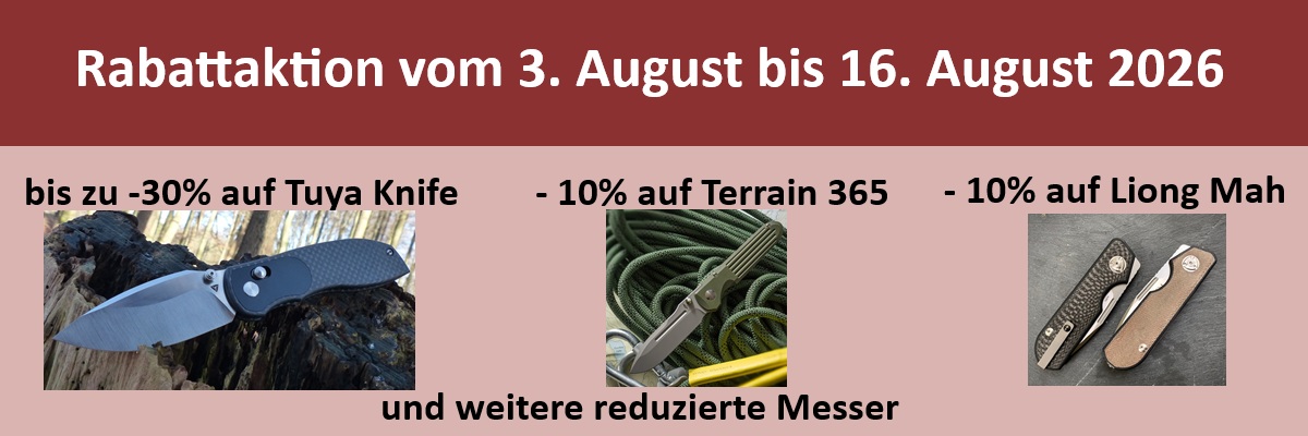 bis zu 30% Rabatt auf Messer